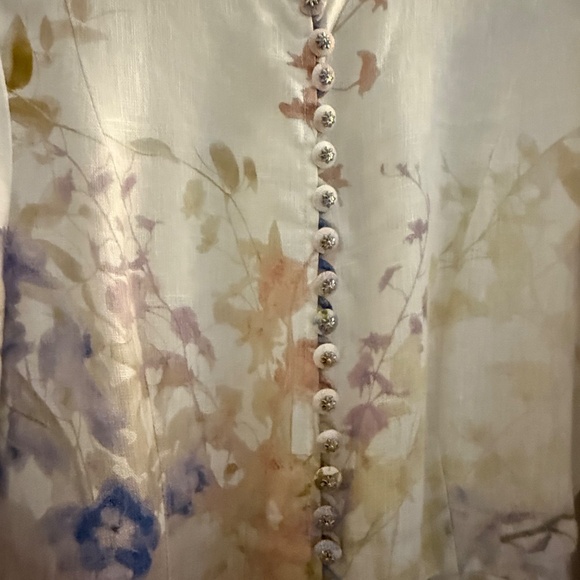 Zimmermann Rhythmic  Linen Mini Dress Size 0 - Picture 5 of 5